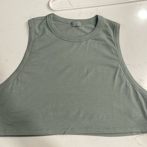 Skims cropped boyfriend tank